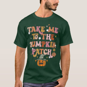 Retro breng me naar de Herfst van de pompoen in de T-shirt