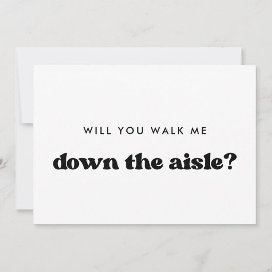 Retro, breng me naar het gangpad kaart (Voorkant)