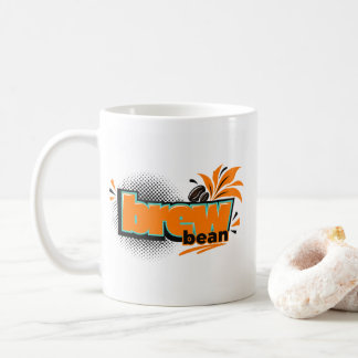Retro Brew Bean Coffee Grafisch – Vintage Koffie Koffiemok