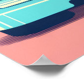 Retro Brew: Esthetische espresso Poster (Hoek)