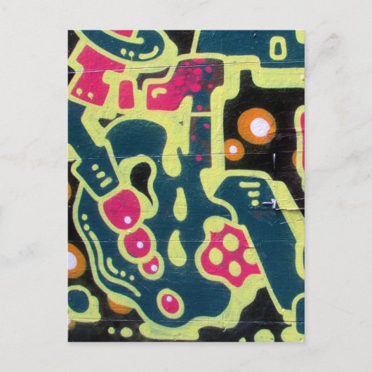 retro brick art briefkaart (Voorkant)