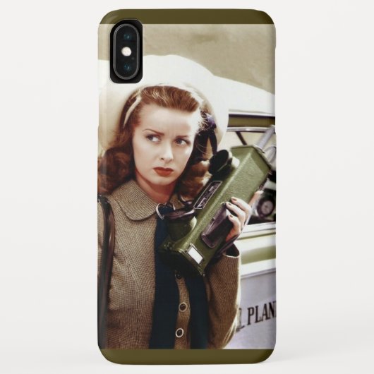 Retro "Brick" iPhone/iPad draagtas van RoseWrites Case-Mate iPhone Case (Achterkant)