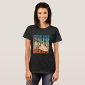 Retro Brickie Metselwerk Bricklayer Block - Brick T-shirt (Voorkant volledig)