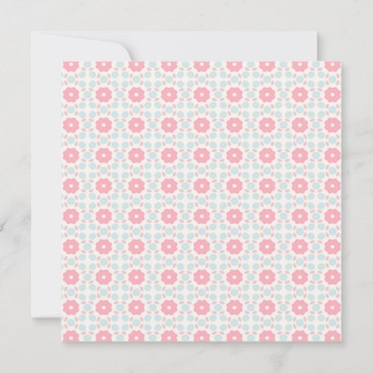 Retro Bridal Shower Invitation - Grapefruit Kaart (Achterkant)