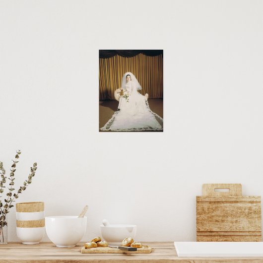 Retro Bride Poster (Keuken)