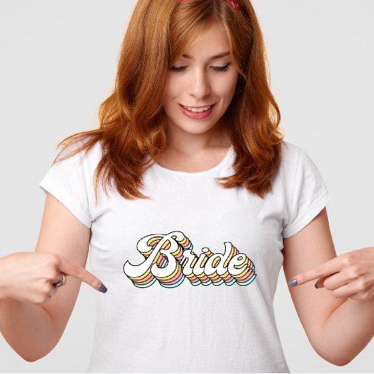 Retro Bride Shirt, Bride Shirt Bachelorette shirt