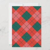 Retro Brief aan Santa Wishlist Kaart (Achterkant)