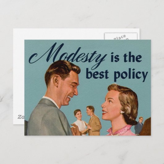  retro briefkaart (Voorkant / Achterkant)