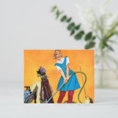 retro- Briefkaart (Staand voorkant)