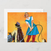 retro- Briefkaart (Voorkant / Achterkant)