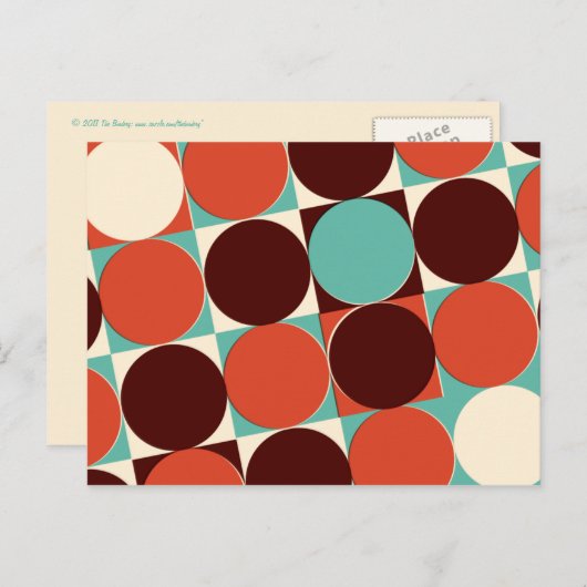 Retro-Briefkaart Briefkaart (Voorkant / Achterkant)