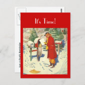 Retro Briefkaart de herinneringspc voor e-mailtoew (Voorkant / Achterkant)