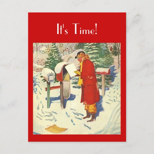 Retro Briefkaart de herinneringspc voor e-mailtoew (Voorkant)