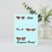 Retro Briefkaart Enterprise Party Discreet Fun (Staand voorkant)