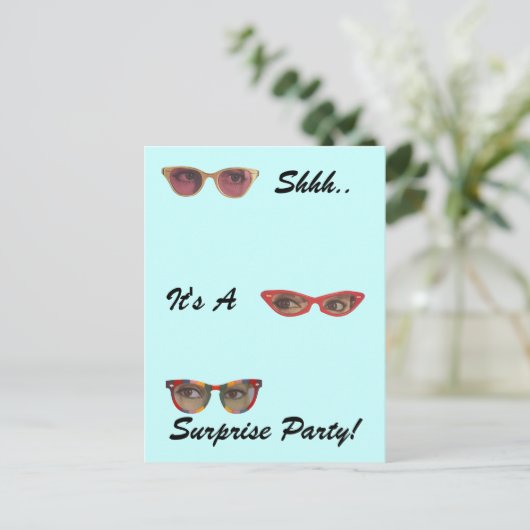 Retro Briefkaart Enterprise Party Discreet Fun (Staand voorkant)