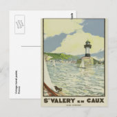 retro-briefkaart Frankrijk Seine Briefkaart (Voorkant / Achterkant)