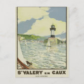 retro-briefkaart Frankrijk Seine Briefkaart (Voorkant)