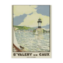 retro-briefkaart Frankrijk Seine