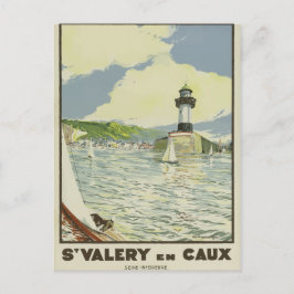 retro-briefkaart Frankrijk Seine Briefkaart