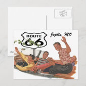 Retro Briefkaart Route 66 Stopover Promo Road (Voorkant / Achterkant)