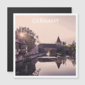 Retro briefkaart van Neurenberg, Duitsland (Voorkant / Achterkant)