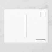 Retro briefkaart voor feestdag (Achterkant)