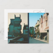 Retro Brigantine Castle Briefkaart (Voorkant / Achterkant)