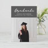 Retro Bright Afstuderen Aankondiging (Staand voorkant)