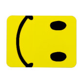 Retro Bright Big Yellow Smile Face Magneet (Horizontaal)