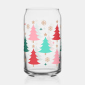 Retro Bright Kerstboom Blikvorm Glas (Voorkant)