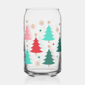 Retro Bright Kerstboom Blikvorm Glas (Achterkant)