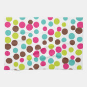 Retro Bright Stippen keukenhanddoekjes Theedoek (Horizontaal)