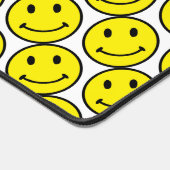 Retro Bright Yellow Smile Face Bureaumat (Hoek)