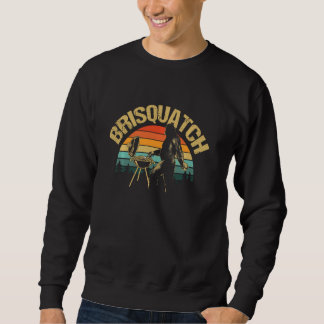 Retro Brisquatch Bigfoot Funny Beef Grillen Koe B Trui