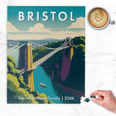 Retro Bristol Clifton Suspension Bridge Legpuzzel