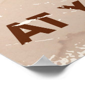 Retro British Chocolate Advert. Poster (Hoek)