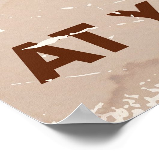 Retro British Chocolate Advert. Poster (Hoek)