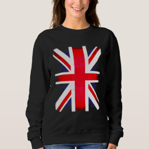 Retro British England Union Jack Uk Flag Patriotic Trui