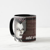 Retro British Punk Personalized Mugs Mok (Voorkant links)