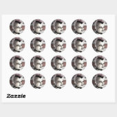 Retro Brits Punk Meisje Stickers (Vel)