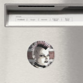 Retro Britse Punk Mode Magneten (Insitu (Vaatwasser))