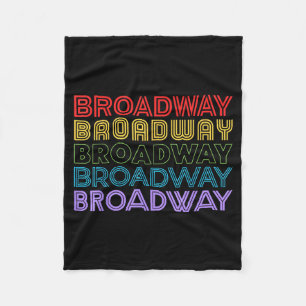 Retro Broadway Muziekliefhebber Theater Muziekthea Fleece Deken