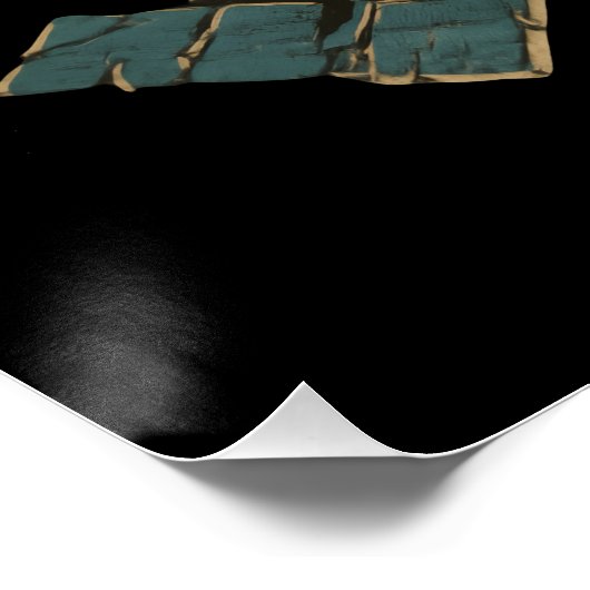 Retro Broken Satellite "OFFLINE" Space Art Perfect Poster (Hoek)