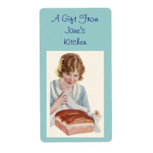 Retro Brood Bakker Etiketten Etiket Keuken Cadeau