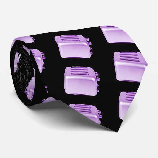  Retro-broodrooster - Paars Stropdas (Opgerold)