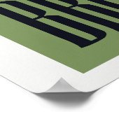 Retro Brookfield Zoo panda Poster (Hoek)