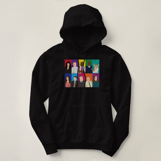 Retro  Brooklyn Nine Retro  Hoodie (Design voorkant)