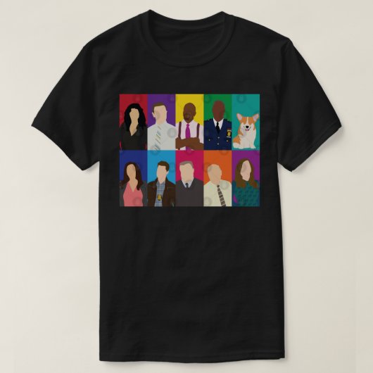 Retro  Brooklyn Nine Retro  T-shirt (Design voorkant)