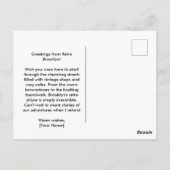 Retro Brooklyn: Verkenning van de nostalgische wij Briefkaart (Achterkant)
