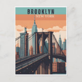 Retro Brooklyn: Verkenning van de nostalgische wij Briefkaart (Voorkant)